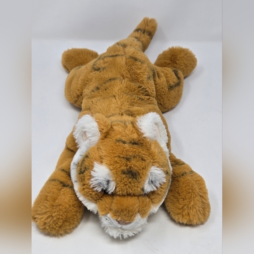 FAO SCHWARZ SET OF 2 PLUSH TOYS STUFFED ANIMAL TIGER & RHINO ADOPT A WILD PAL - Picture 8 of 14